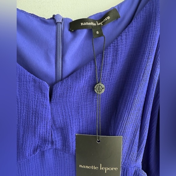 Nanette Lepore Flutter Dress in Cobalt - Picture 10 of 13